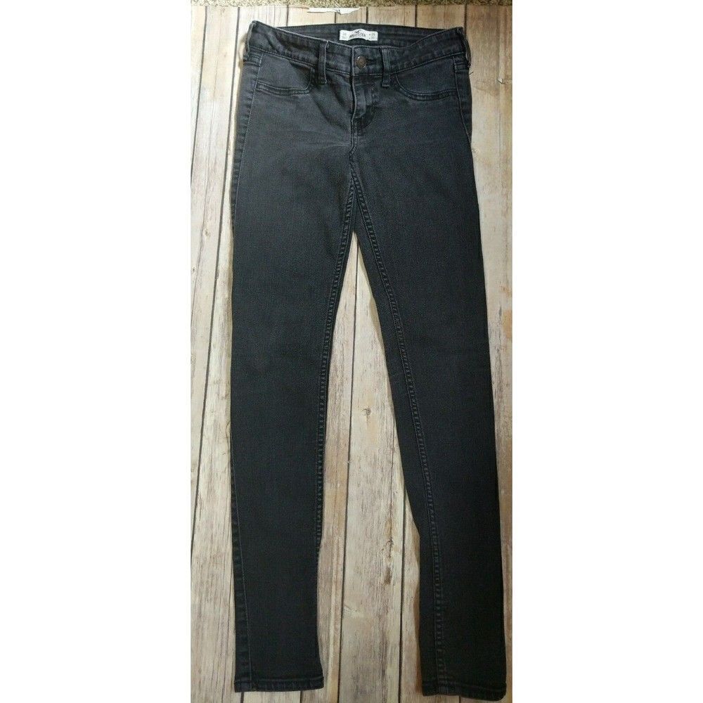Hollister Skinny Jeans Black 3R 26x31